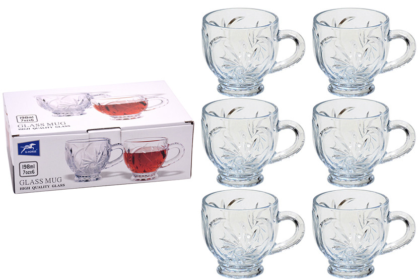 XICARA VIDRO TRANSP C06 198ML