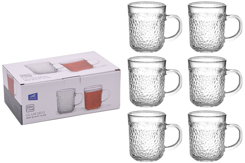 XICARA VIDRO TRANSP C06 220ML