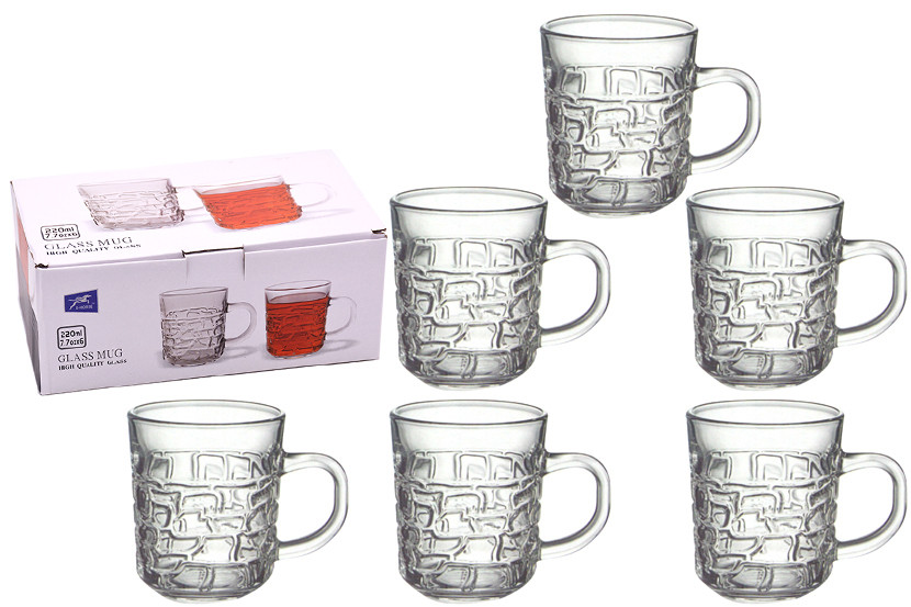 XICARA VIDRO TRANSP C06 220ML