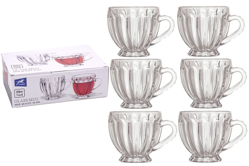 XICARA VIDRO TRANSP C06 198ML