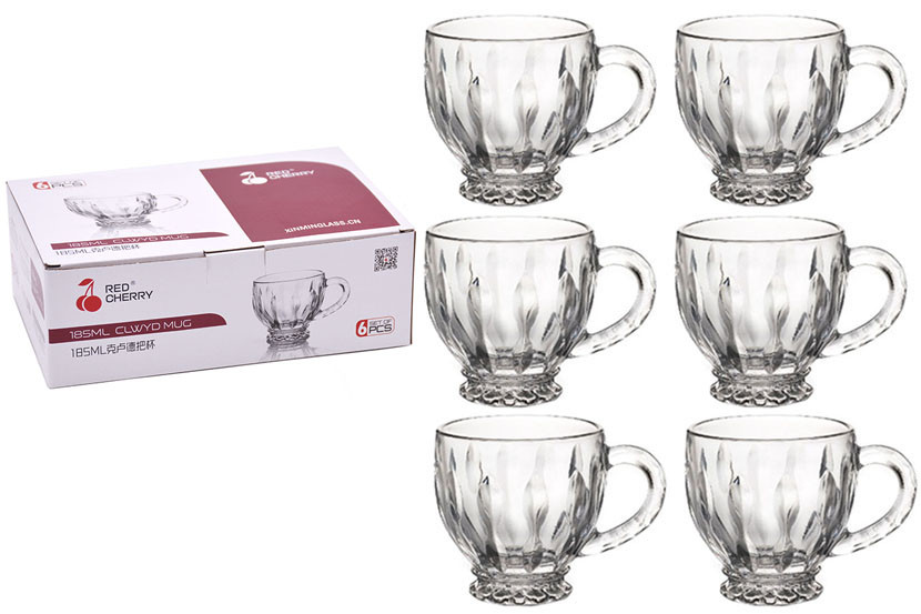 XICARA VIDRO TRANSP C06 185ML