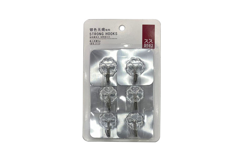 CABIDE METAL C06 GANCHOS PRATA
