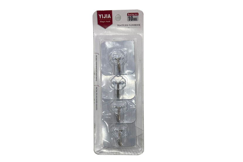 CABIDE METAL C04 GANCHOS PRATA