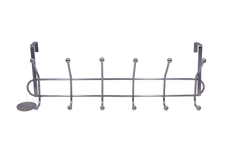 CABIDE METAL PORTA 12 GANCHOS PRETO X10