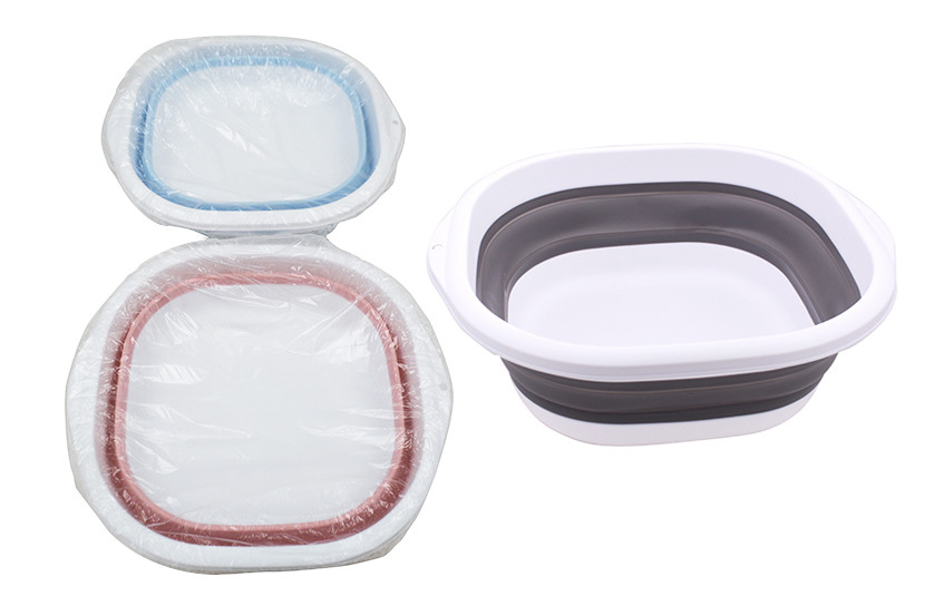 BACIA PLAST SILICONE RETRATIL