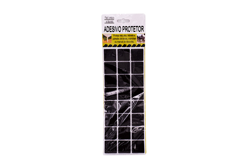 ADESIVO PROTETOR MOVEIS C/24 PRETO QUAD