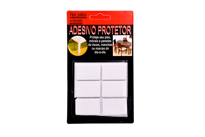 ADESIVO PROTETOR MOVEIS C/6 BRANCO RET