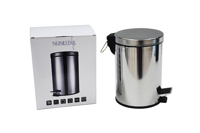 LIXEIRA INOX PEDAL 3L