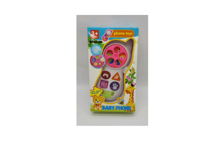TELEFONE MUSICAL INFANTIL 4 TECLA A PILHA