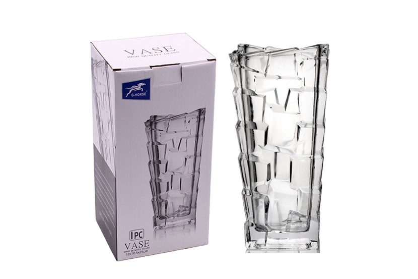 VASO VIDRO TRANSP RET 1400ML 24,8X9X12CM
