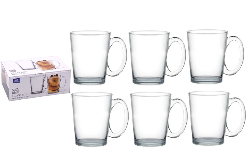 XICARA VIDRO TRANSP C06 300ML LISA 