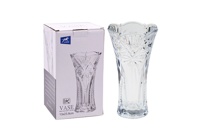 VASO VIDRO TRANSP 23,8X13CM 900ML