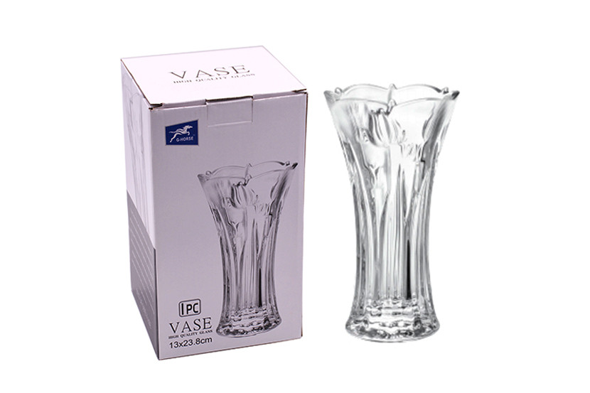 VASO VIDRO TRANSP 23,8X13CM 900ML