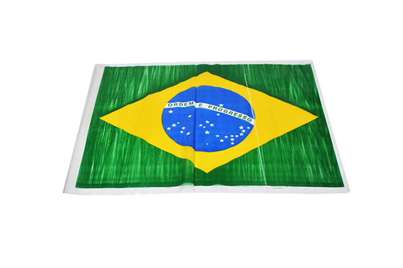 BANDEIRA BRASIL GRD PLASTICO C10 54X38CM