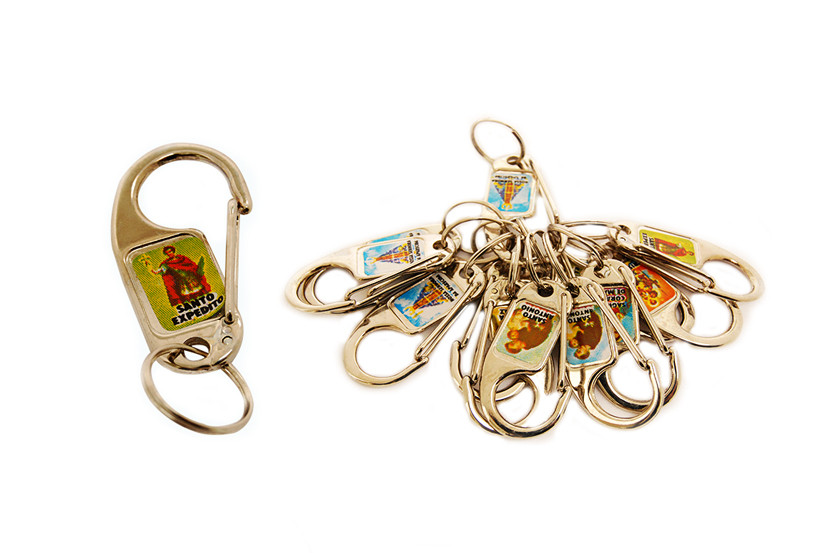 CHAVEIRO METAL SANTO 8X3CM 