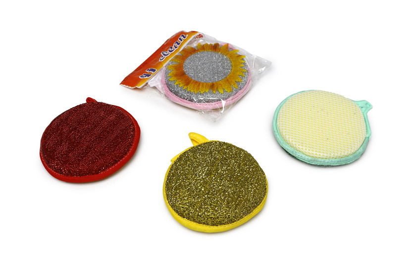 ESPONJA METAL LIMPEZA GIRASSOL 12CM  X12