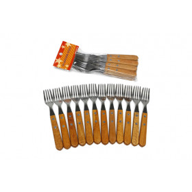 MESA CB MADEIRA CLARA - GARFO METAL C12  