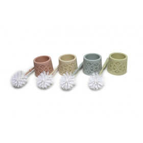 ESCOVA SANITARIO PLAST BASE RED P