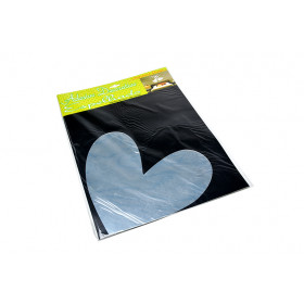 ADESIVO PLAST ESPELHADO CORACAO  X20