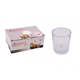 COPO VIDRO WHISKY TRANSP C6 220ML ROMANCE TEA