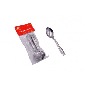 CONJUNTO DE COLHERES PARA SOBREMESA DE METAL 