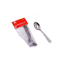 CONJUNTO DE COLHERES PARA SOBREMESA DE METAL 