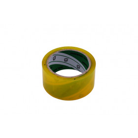 FITA ADESIVA LARGA 50M AMARELO  X6