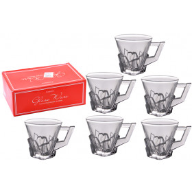 XICARA VIDRO TRANSP C06 150ML TIJOLO