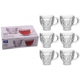 XICARA VIDRO TRANSP C06 185ML BALAO