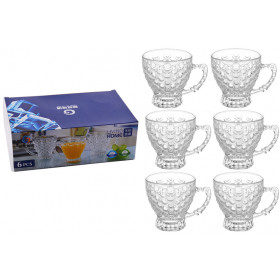 XICARA VIDRO TRANSP C06 195ML ESCAMA