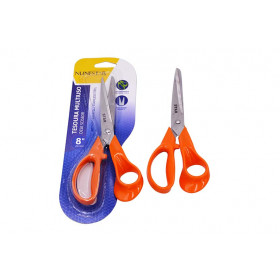 TESOURA METAL CABO PLAST 8"  X12