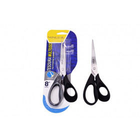 TESOURA METAL CABO PLAST 8"  X12