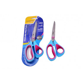 TESOURA METAL CABO PLAST 8.25"  X12