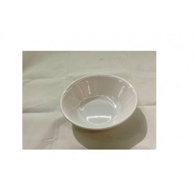 TIGELA MELANINA BRANCA 17CM 500ML  X60