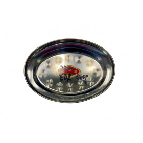 BANDEJA INOX OVAL 21CM  X12