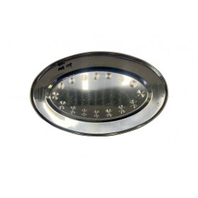 BANDEJA INOX OVAL 39CM  X12