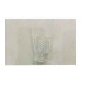 TACA VIDRO LICOR TRANSP C06 40ML PONTILHADA
