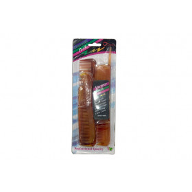 PENTE COMBS PLAST TARTARUGA C06  X60