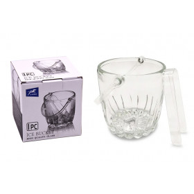 BALDE GELO VIDRO TRANSP 1000ML ALCA PEGADOR