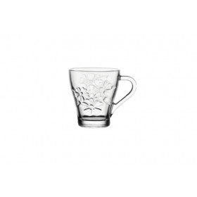XICARA VIDRO TRANSP C06 270ML FLORES