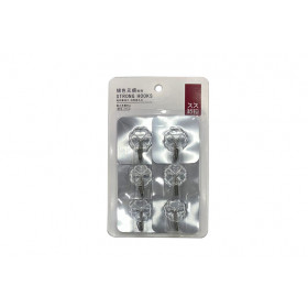 CABIDE METAL C06 GANCHOS PRATA