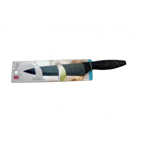 FACA INOX COZINHA PRETA 8"