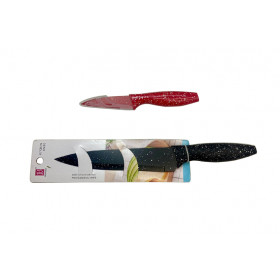 FACA INOX COZINHA VERMELHO 8"