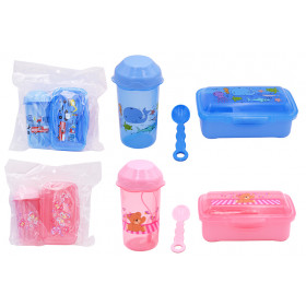 POTE INF 400ML COPO 300ML COLHER PLAST 13,5CM