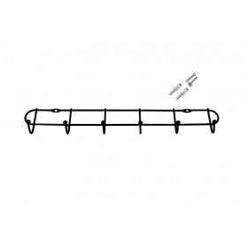 CABIDE METAL 6 GANCHOS PRETO