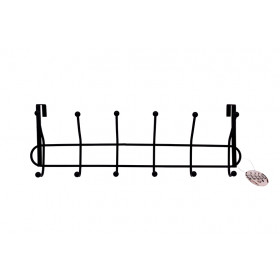 CABIDE METAL PORTA 12 GANCHOS PRATA X10