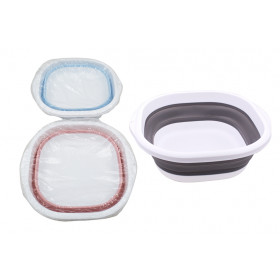 BACIA PLAST SILICONE RETRATIL