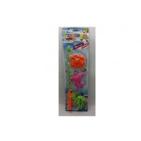 JOGO INF PEGA PEIXE 1 VARA 3 PEIXES PLAST