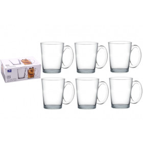 XICARA VIDRO TRANSP C06 300ML LISA 