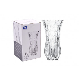 VASO VIDRO TRANSP 23X12,7CM